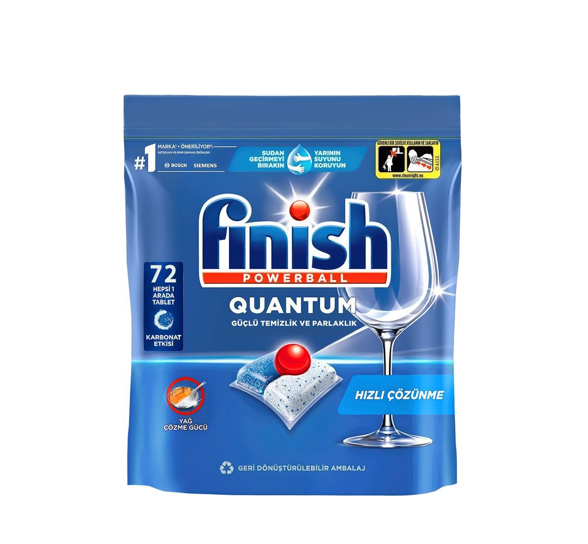 قرص ماشین ظرفشویی فینیش اصل کوانتوم  72 عددی جدید