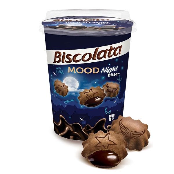 کوکی شکلات تلخ لیوانی بیسکولاتا Biscolata Night