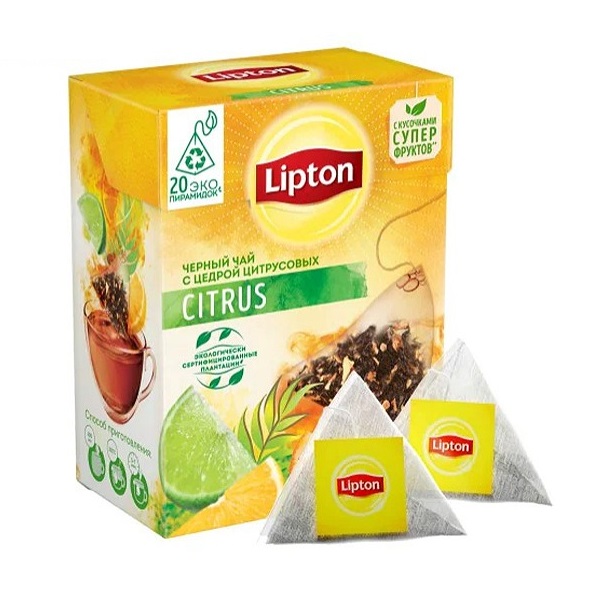 چای سیاه کیسه ای مرکبات لیپتون Litpon Citrus