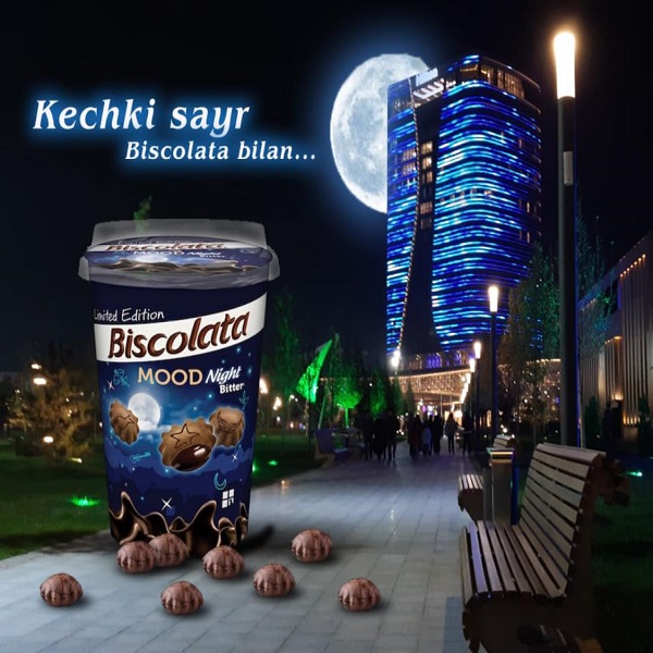 کوکی شکلات تلخ لیوانی بیسکولاتا Biscolata Night2