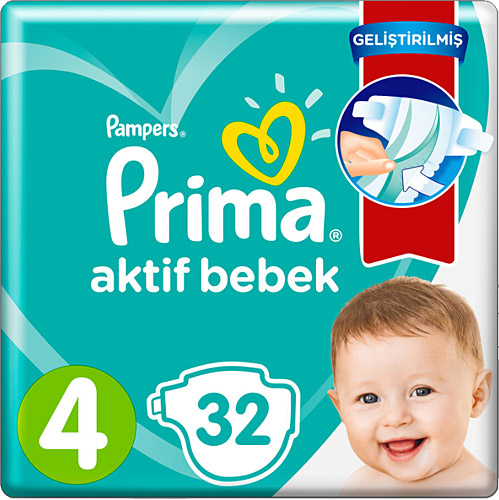 پریما 4 بسته 32 عدد