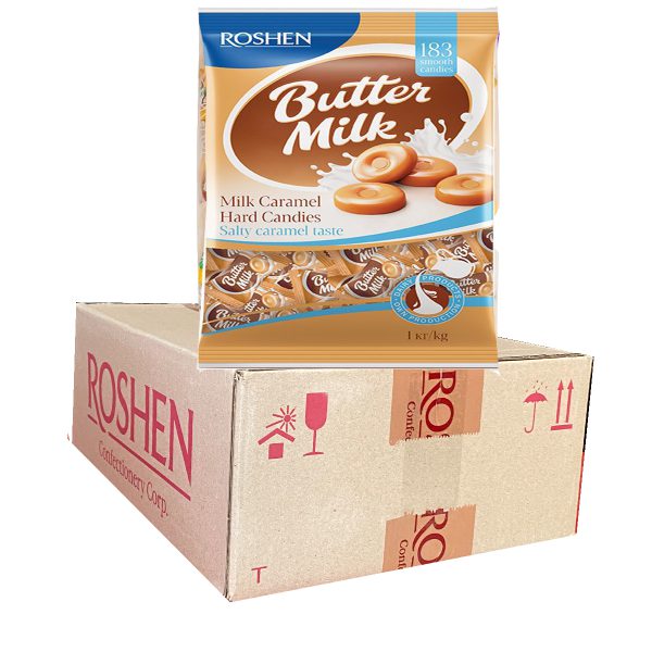 آبنبات شیری کاراملی روشن بسته 1 کیلوگرمی کارتن 8 عددی (فروش عمده)