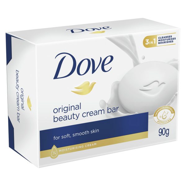 صابون داو سفید کننده مدل dove white برای لک صورت 90 گرم (اورجینال)