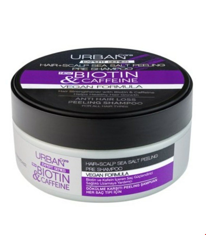 اسکراب کف سر اوربان کر Urban Care مدل Biotin & Cafeine حجم 200 میلی لیتر
