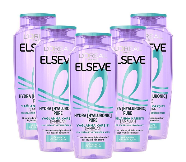 شامپو موهای چرب لورال Loreal حجم 300 میل کارتن 6 عددی (فروش عمده)