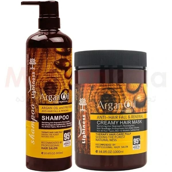 پک شامپو و ماسک روغن آرگان فری سولفات ساخت اسلواکی