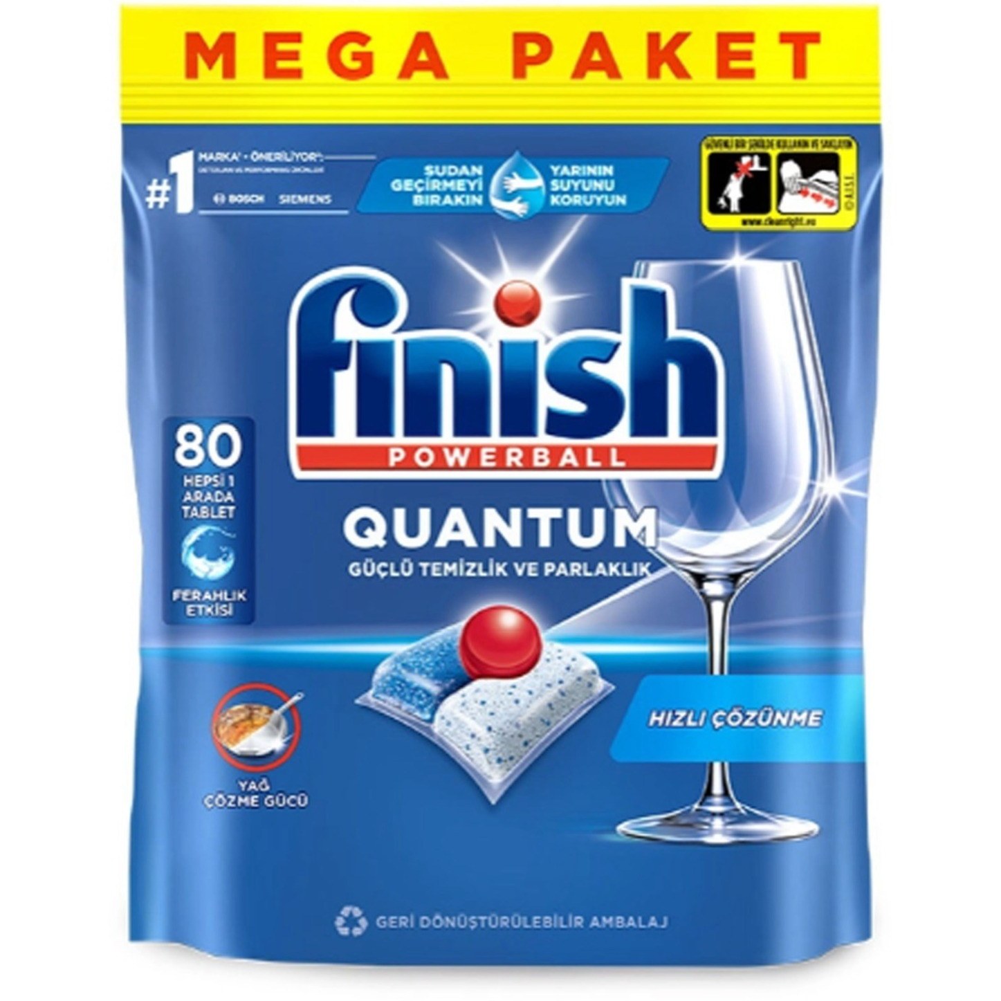 قرص ماشین ظرفشویی ۸۰ عددی