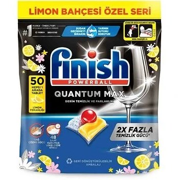 قرص ماشین ظرفشویی ۵۰ عددی رایحه لیمو