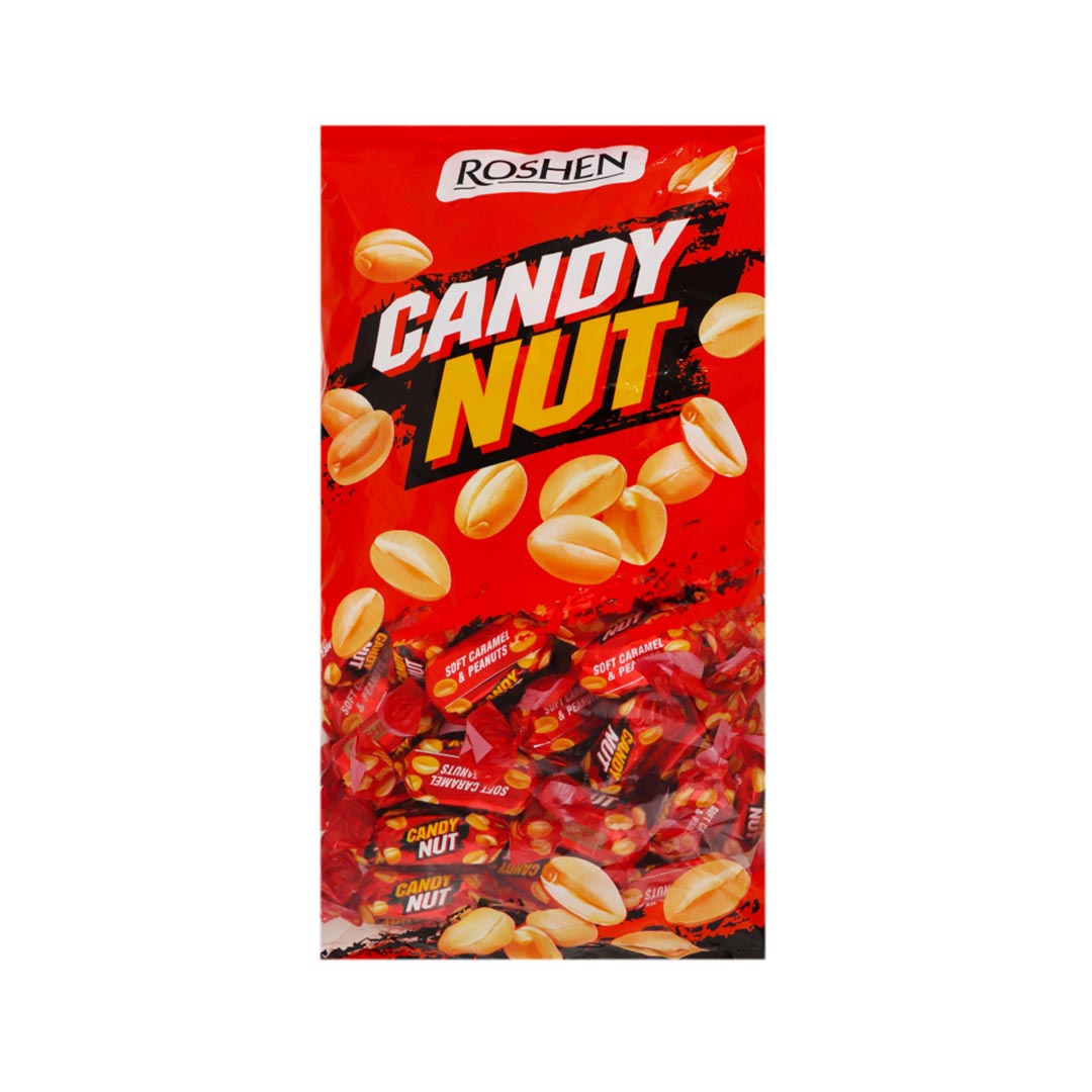 شکلات کاکائویی کندی نات قرمز روشن Candy Nut بسته 1 کیلویی