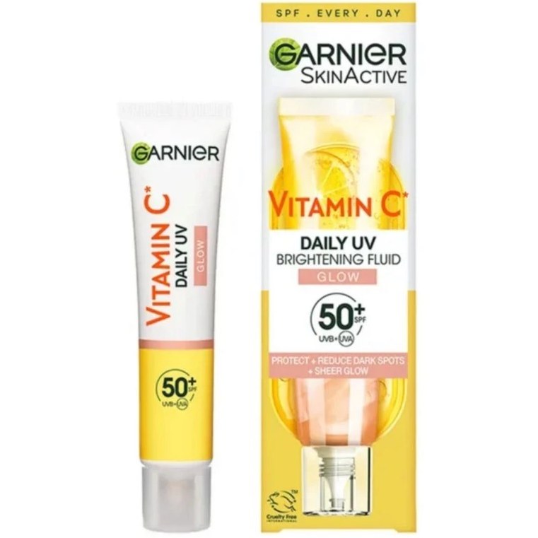 ضد آفتاب رنگی گارنیر ویتامین سی SPF50 حجم ۴۰ میل