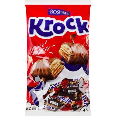 شکلات مغزدار روشن Krock وزن ۱ کیلوگرم